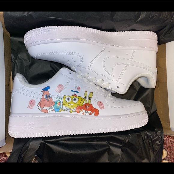 spongebob nike air forces